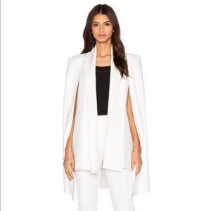 C/MEO Night Rider Cape Blazer In Ivory